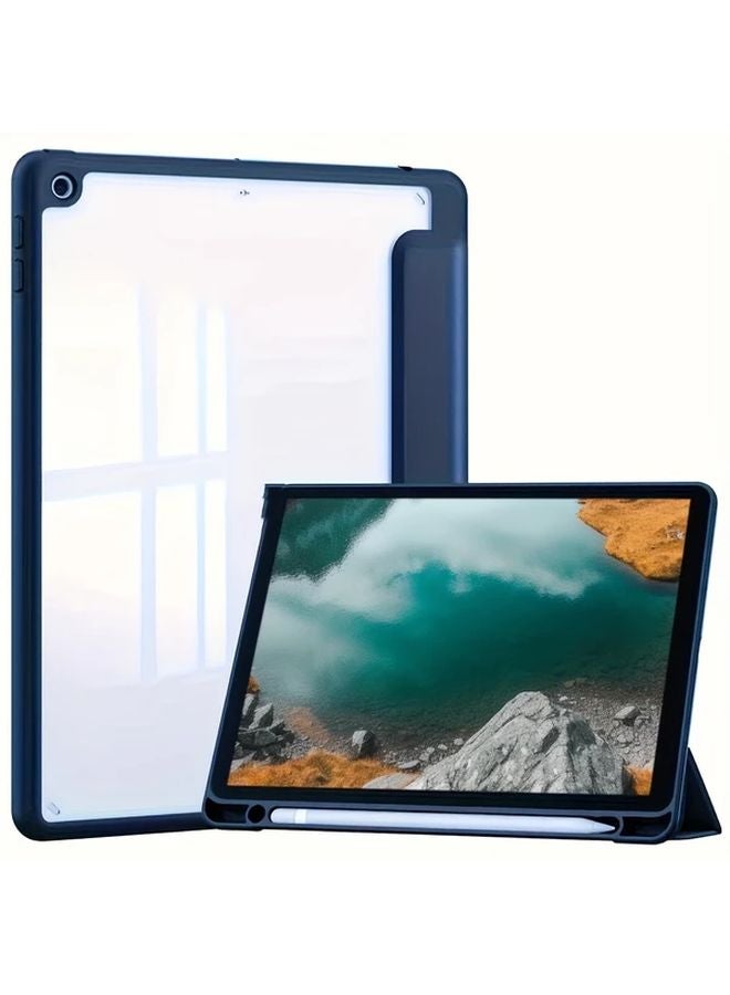 حقيبة صلبة سوداء لجهاز iPad من الجيل السابع والثامن والتاسع مقاس 10.2 بوصة مع حامل Apple Pencil - Image 3